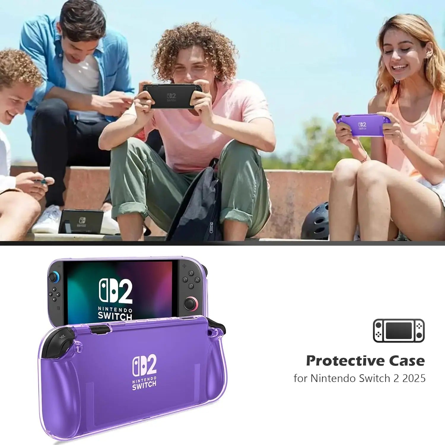 Protective Clear Case for Nintendo Switch 2