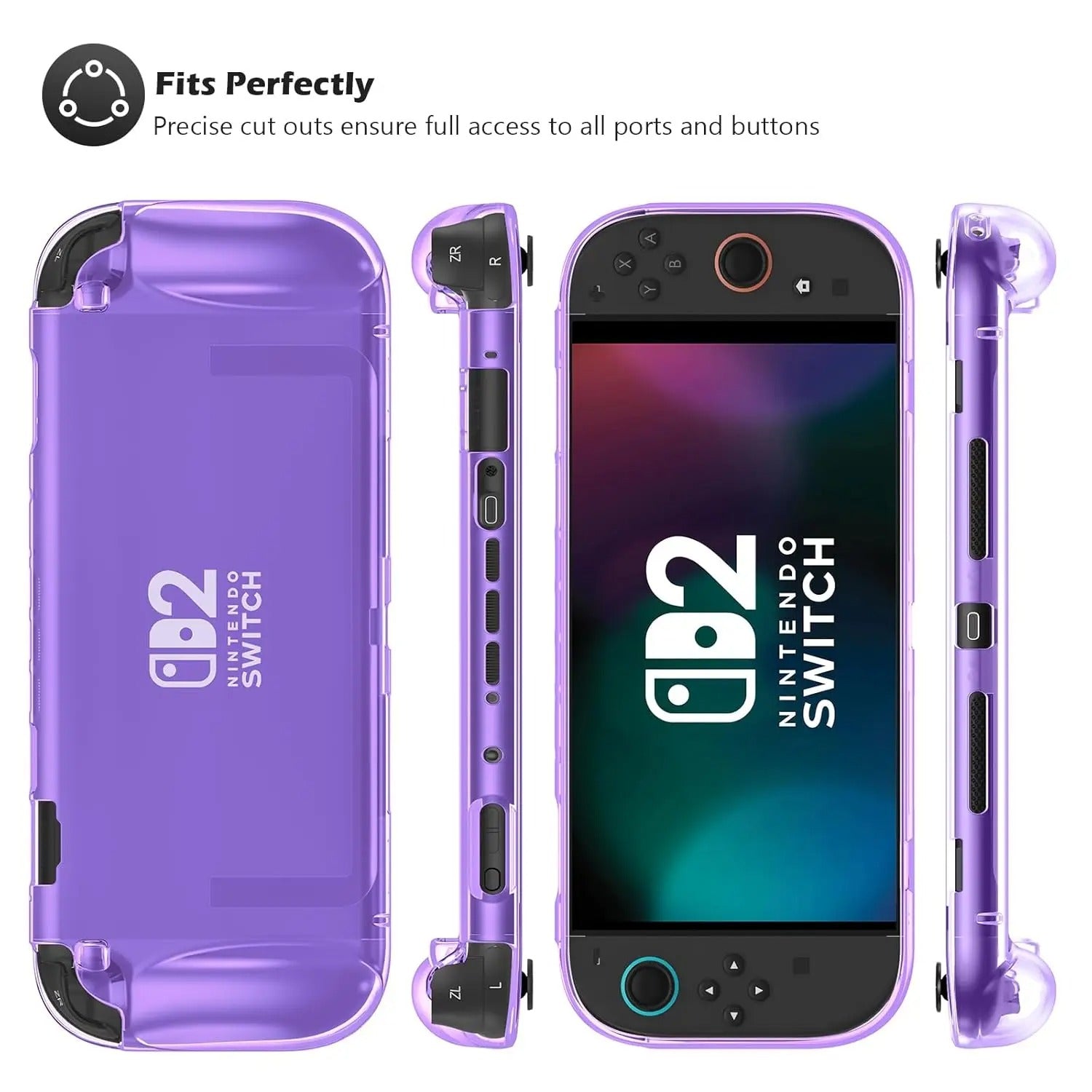 Protective Clear Case for Nintendo Switch 2